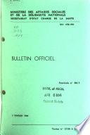 Bulletin officiel