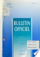 Bulletin officiel