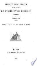 Bulletin officiel