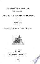 Bulletin officiel
