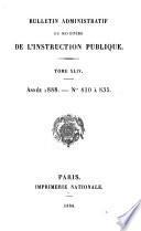Bulletin officiel
