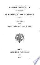 Bulletin officiel