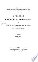 Bulletin philologique et historique