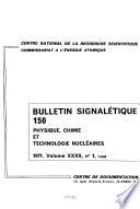 Bulletin signalétique 150
