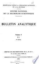 Bulletin signaletique. 2e partie