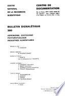 Bulletin signalétique 380