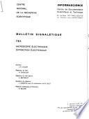 Bulletin signalétique 761
