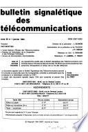 Bulletin signalétique des télécommunications