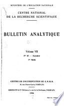 Bulletin signalétique