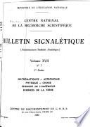 Bulletin signalétique
