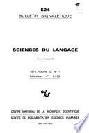 Bulletin signalétique