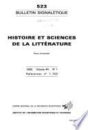 Bulletin signalétique