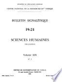 Bulletin signalétique