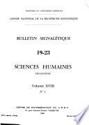 Bulletin signalétique