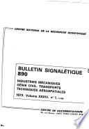 Bulletin signalétique