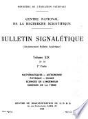 Bulletin signalétique