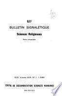Bulletin signalétique
