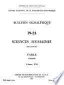 Bulletin signalétique