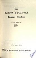 Bulletin signalétique