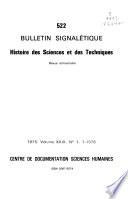 Bulletin signalétique
