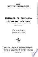 Bulletin signalétique
