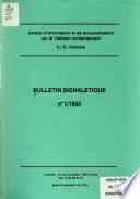 Bulletin signalétique