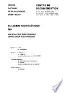 Bulletin signalétique