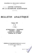 Bulletin signalétique