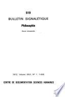 Bulletin signalétique