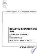 Bulletin signalétique