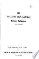 Bulletin signalétique