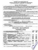 Bulletin signalétique