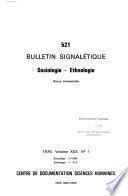 Bulletin signalétique