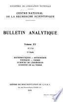 Bulletin signalétique
