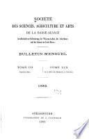 Bulletin - Société académique du Bas-Rhin pour le progrès des sciences, des lettres, des arts et de la vie économique