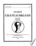 Bulletin - Société Chateaubriand