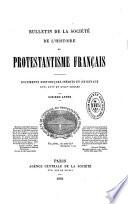 Bulletin - Société de l'histoire du protestantisme français