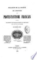 Bulletin - Société de l'histoire du protestantisme français