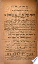 Bulletin - Société de l'histoire du protestantisme français