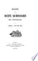 Bulletin trimestriel de la Société archéologique de Touraine