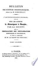 Bulletin universal des sciences et de l'índustrie
