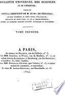 Bulletin universel des sciences et de l'industrie. 6