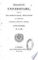 Bulletin universitaire