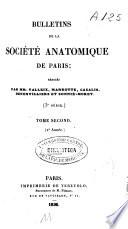 Bulletins de la Société Anatomique de Paris
