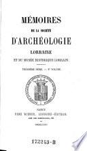 Bulletins de la societe d'archeologie Lorraine