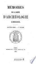 Bulletins de la societe d'archeologie Lorraine