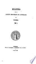 Bulletins de la Société historique et littéraire de Tournai