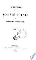 Bulletins de la Société royale de botanique de Belgique