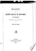 Bulletins de la Société royale de botanique de Belgique