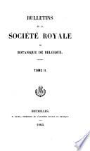 Bulletins de la Société royale de botanique de Belgique